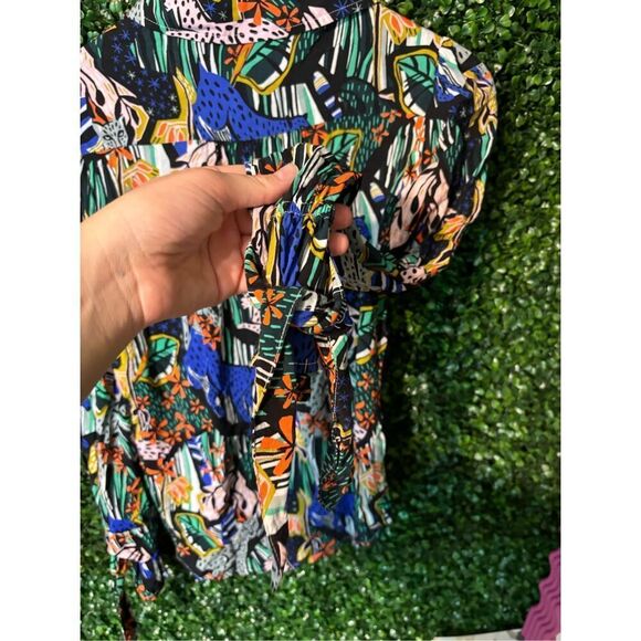 Anthropologie Maeve Masha Volnova Carmiel Buttondown Top Sz 2 - Picture 9 of 9